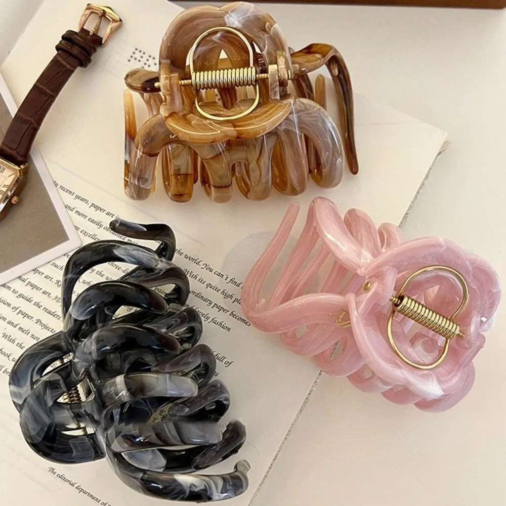 Новый сладкий зажим в виде акулы, нескользящий легкий коготь для волос, элегантный головной убор, заколка для хвоста, украшения для волос