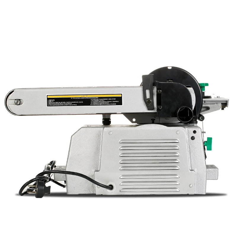 220V 0-45° Adjustable Multifunctional Electric Belt Sander - Vertical Woodworking Polisher & DIY Cutter Edges Sharpener