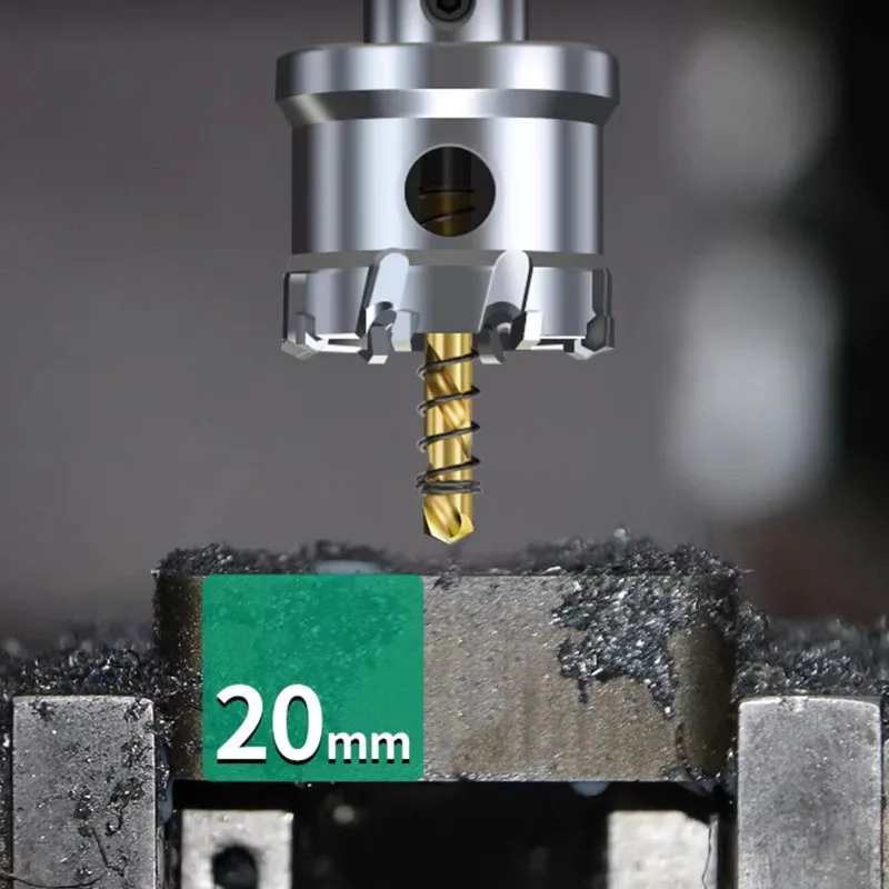 

Alloy drill bits for metal and stainless steel, 12-piece multifunctional high-hardness hole cutter set