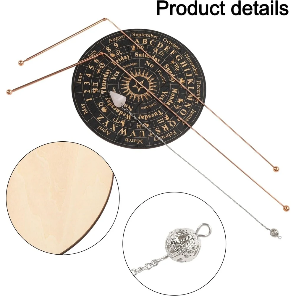 [A93Z!】 Paranormal Energy Healing For Water Divining Witching- 2PCS Pure Copper Dowsing Rods Kit view 3