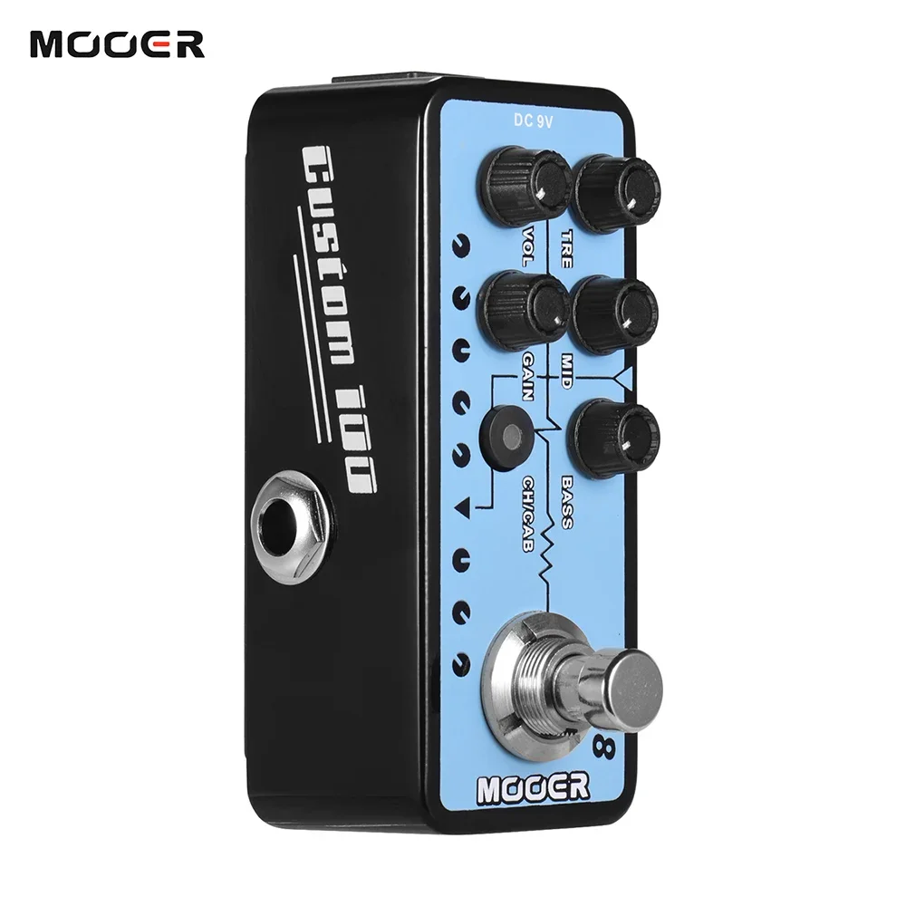 018 Custom 100 Digital Channels 3 Band Pedal Guitar Music Instruments Effects Pedal Tremolo Electric Guitars Synthesizer