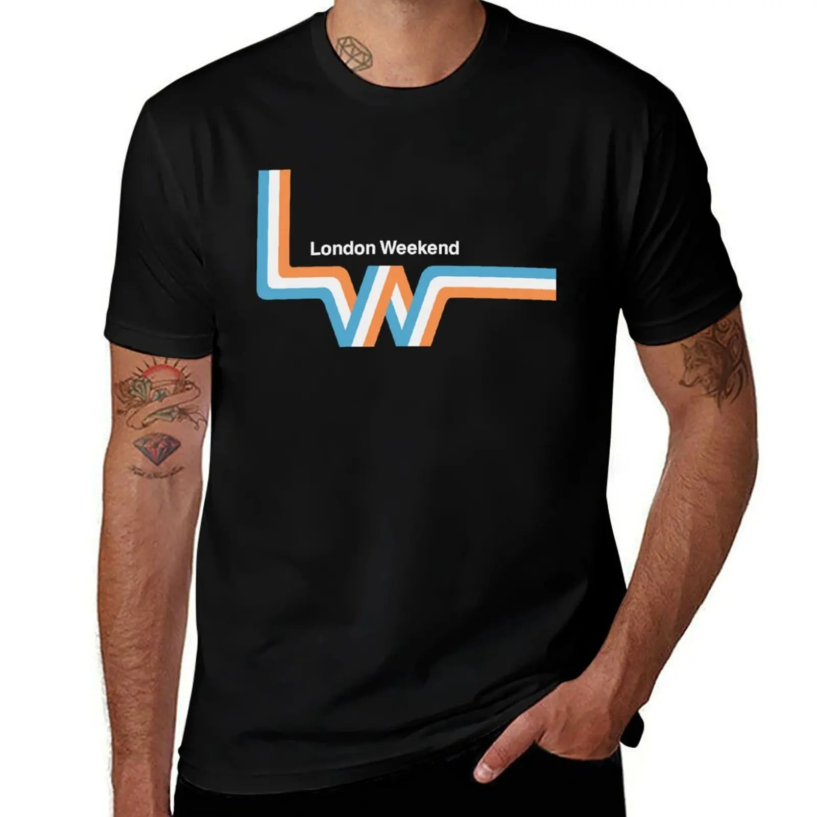 Retro LWT ribbon television logo Essential T-Shirt essential t shirt printed t shirts for man cotton t shirt man T-shirt