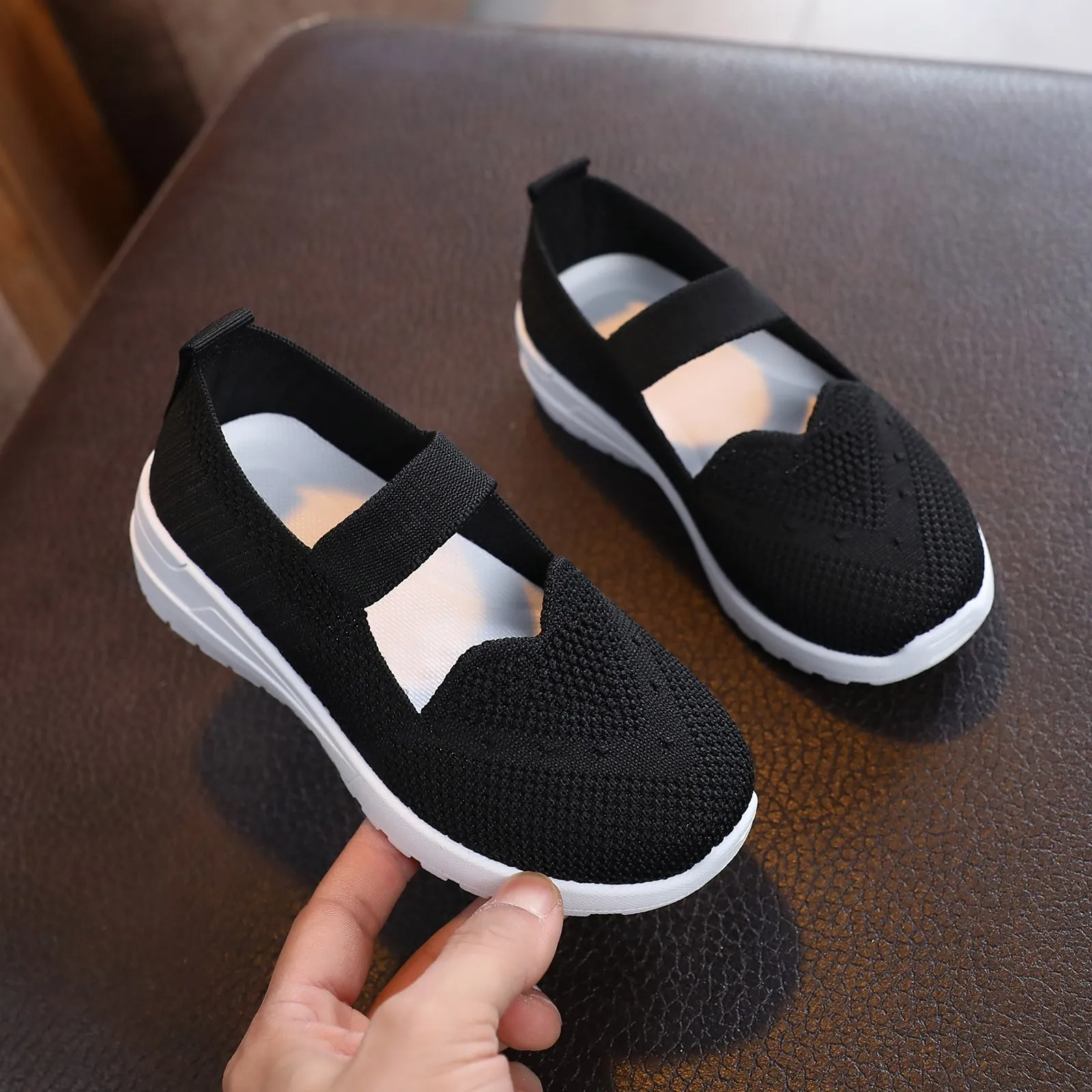 

2025 Girl Tennis Shoes Toddler Shoes Boy Girl Sneakers Running Tennis Shoes Mesh Casual Slip On Shoes Big Girls Shoes Size 8