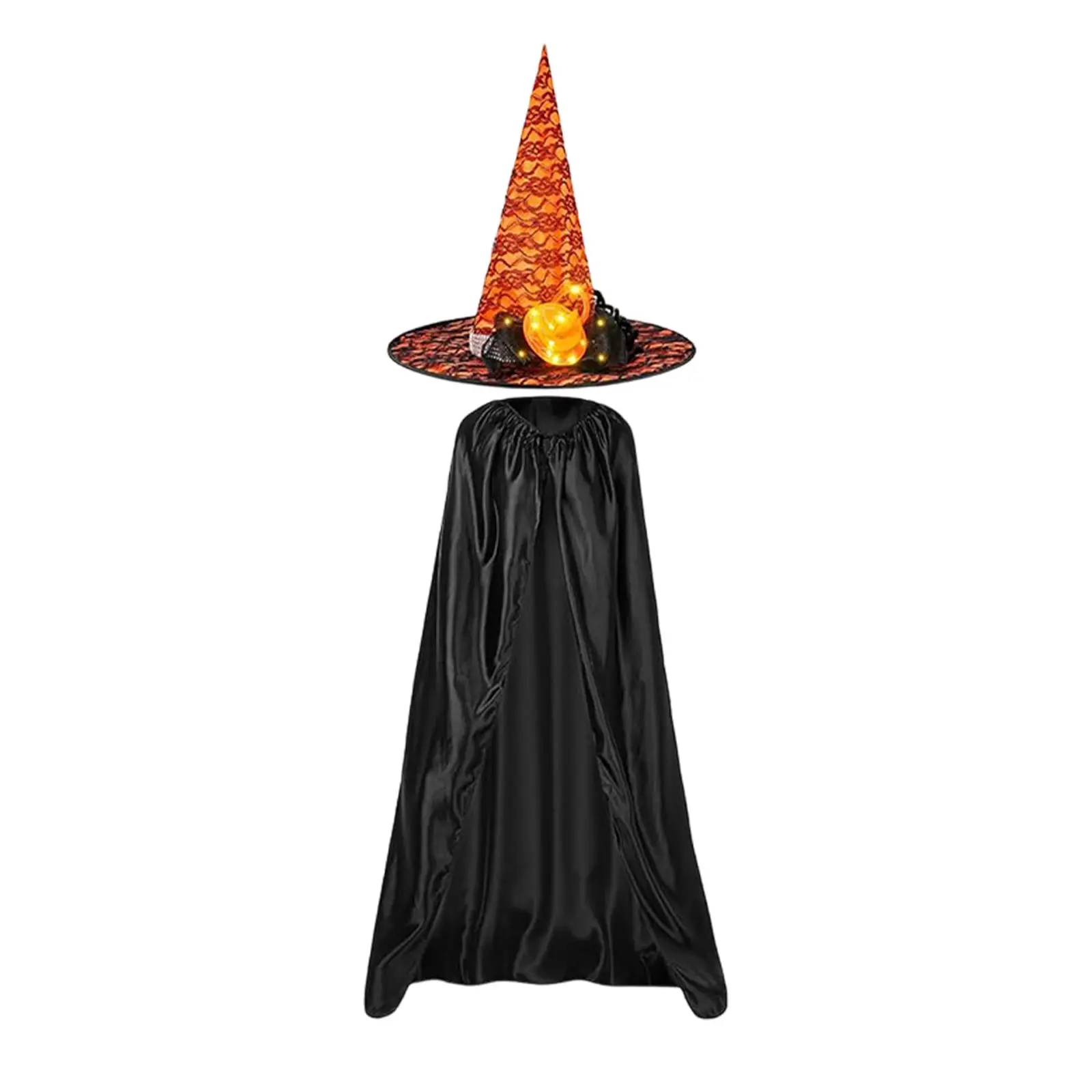 Halloween Heks Kostuum Set Voor Unisex Volwassenen Hoofddeksels Feestartikelen Outfits Voor Rollenspel Festival Feestjes Verjaardag