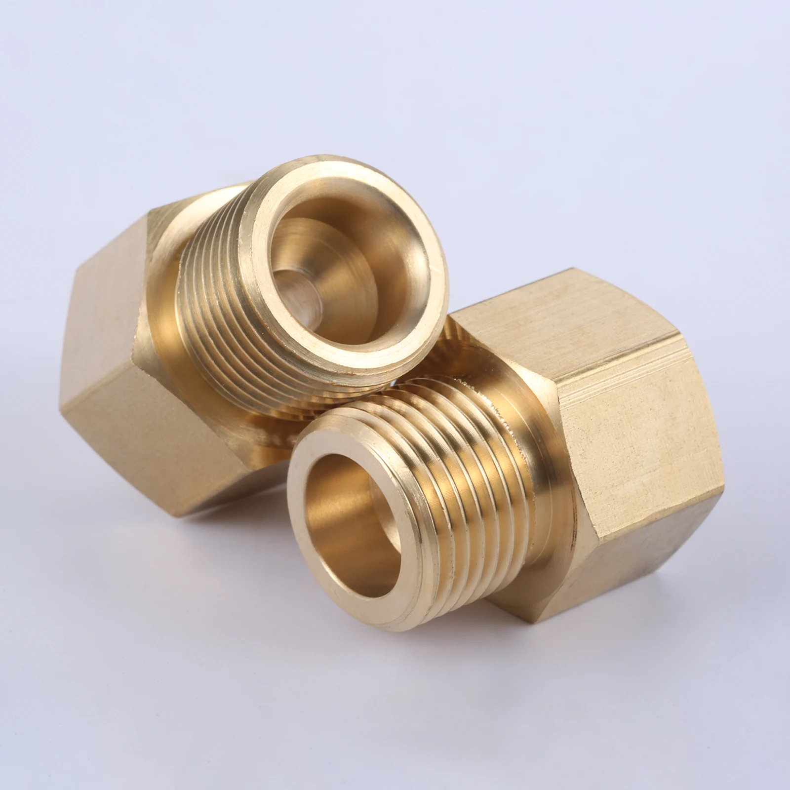 1pc Brass Adapter Female to Male M14*1.5 G1/2 W21.8 to G5/8 OD 22.7mm Gas Connector Fish Tank Cylinder Aquarium CO2 Regulator