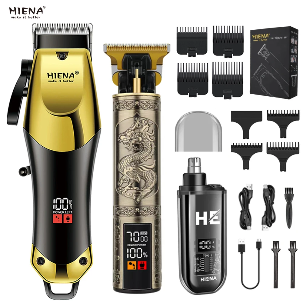 

HIENA Hair cutting machine professional barber machines electric shaver Beard hair clipper machine man trimmer for men tool set