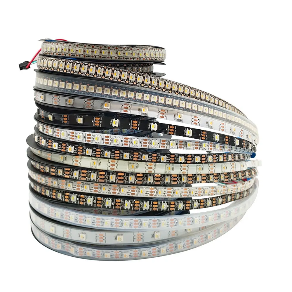 

DC5V SK6812 RGBWW Led Strip Light 4 in 1 Similar WS2812B 30 60 144 LEDs/M Individual Addressable RGBW LED Lights IP30/IP65/IP67