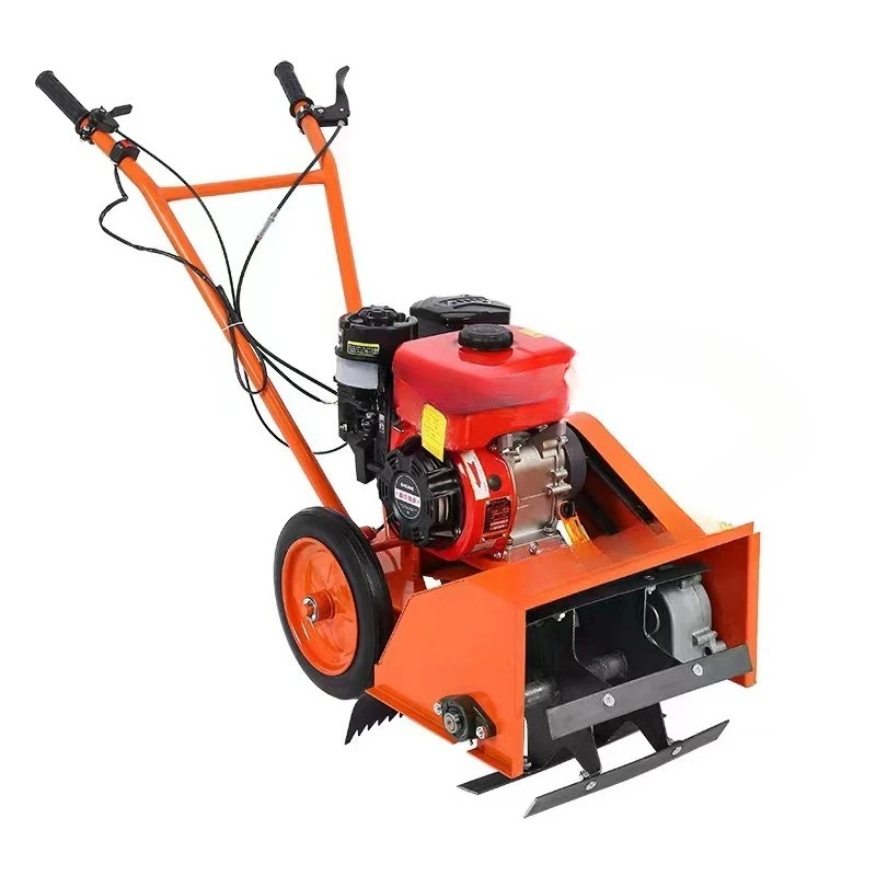 

Multifunctional lawn mower, small-scale agricultural mowing, furrowing and ridging, hand-supported rotary tillage, orchard loo