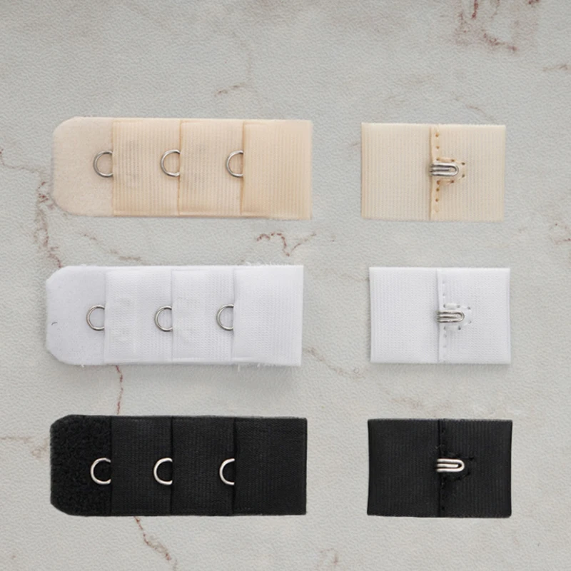 

3 Pairs Women's Bra Lengthen Buckle 1 Hooks 1 Rows DIY Bra Extenders Underwear Back Clasp Adjust Buckle Intimates Accessories