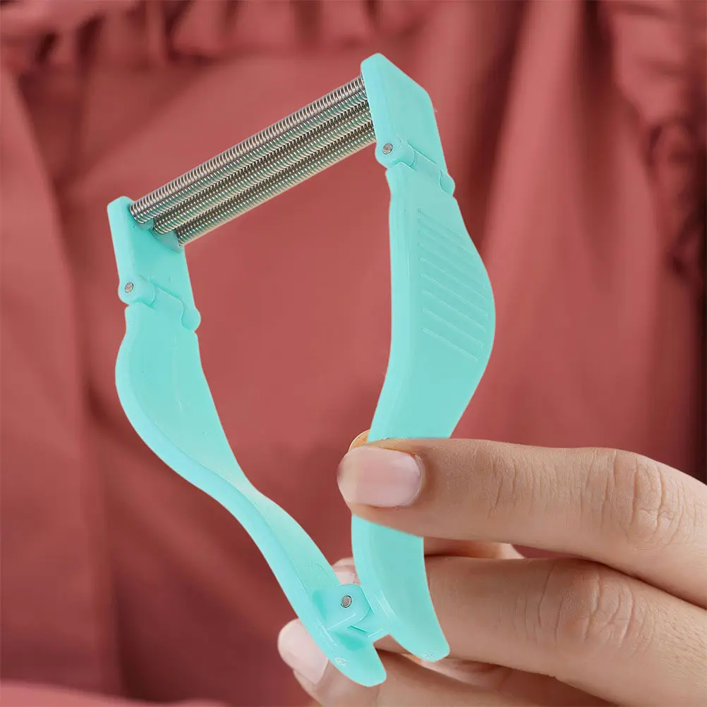 3Pcs Women Facial Hair Remover Manual Spring Epilator for Face Portable Threading Hair Removal Tool Lip Chin Mustache Remover