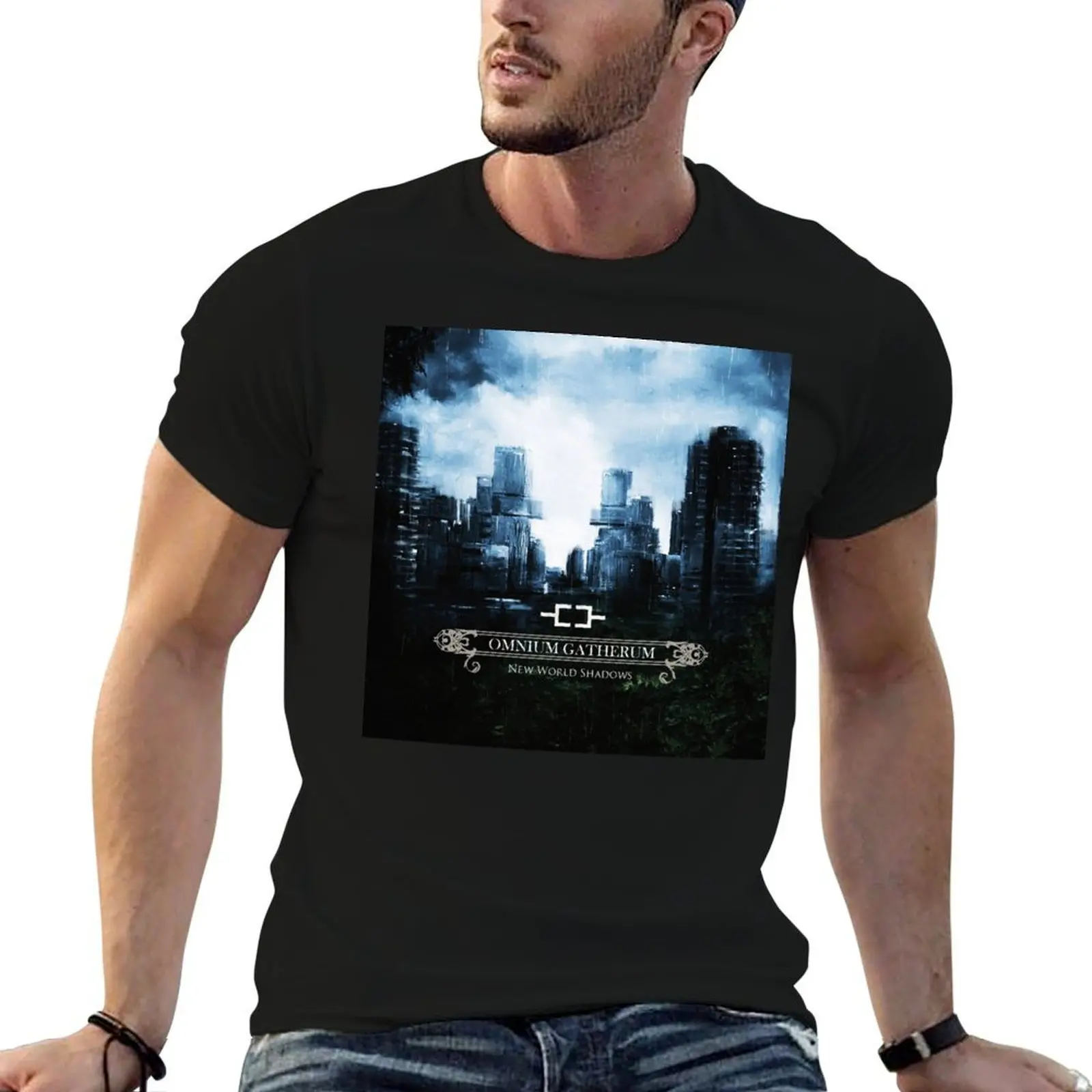 

New World Shadows Omnium Gatherum T-Shirt anime tshirt man t shirts for men casual T-Shirt