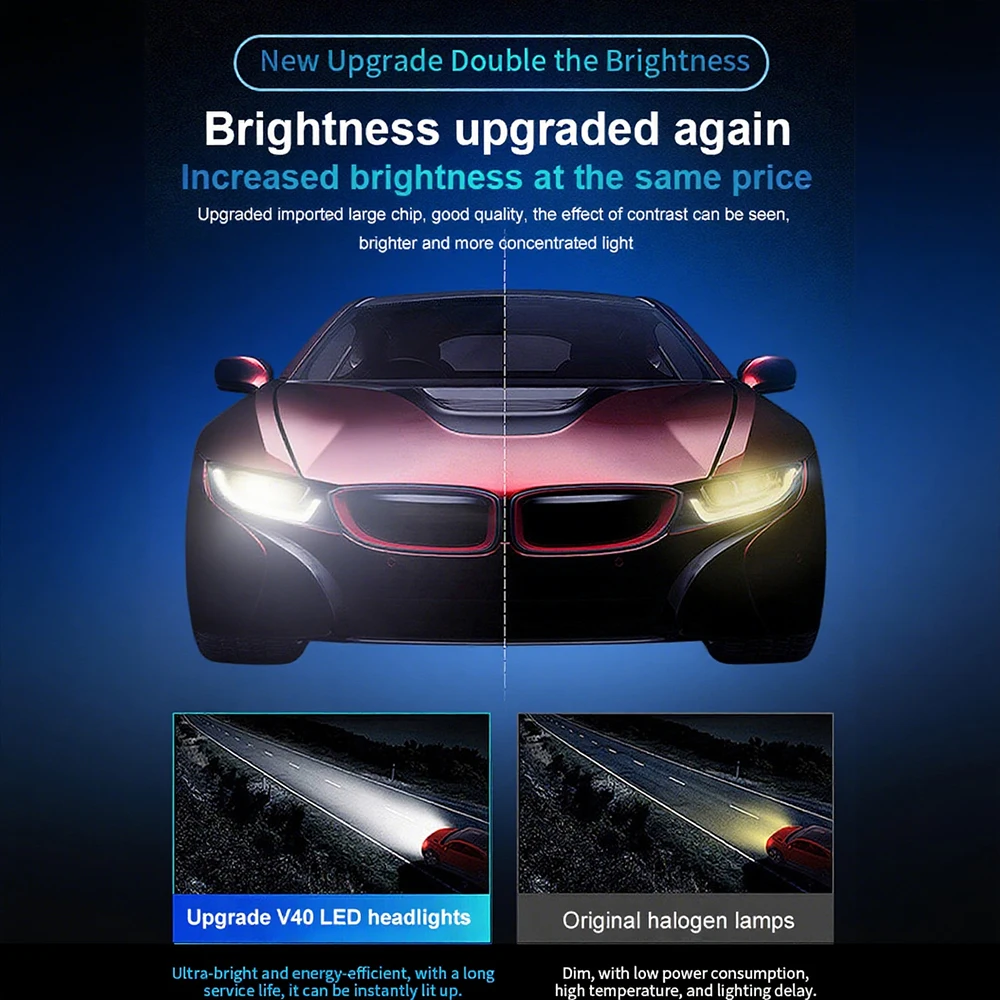 Melhor farol led h7 alto/baixo feixe auto lâmpadas csp 3570 6000k branco super brilhante luz do carro 180w dc12v