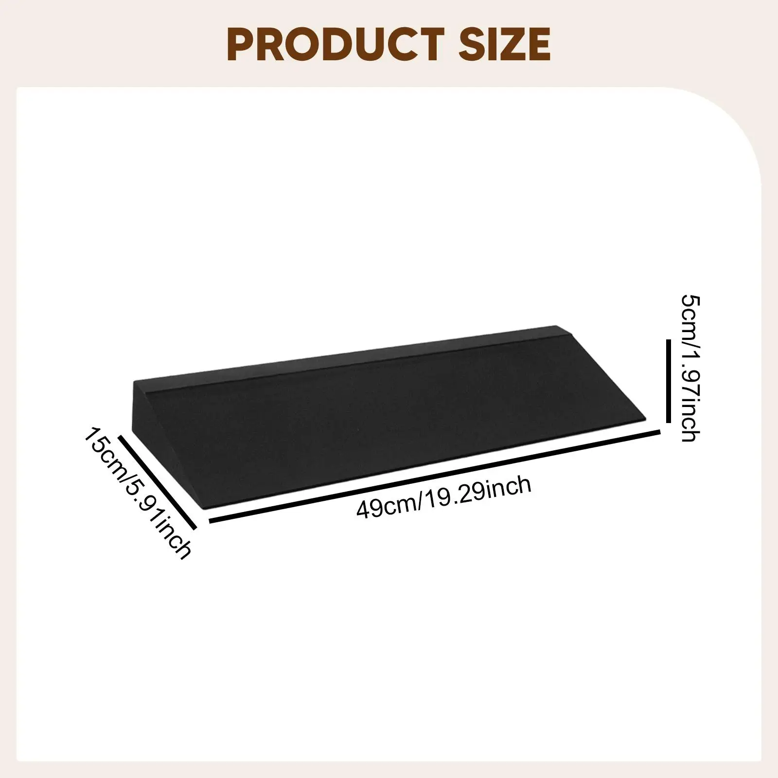 Pilates Yoga Brick EVA Squat Wedge Block Calf Stretch Slant Board Foot Incline for Full Body Workout