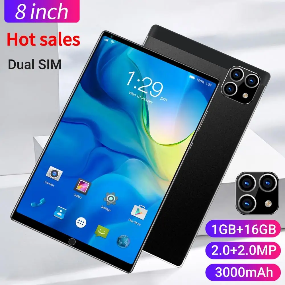 Tablet Computer Lightweight Dual-card-two-standby Mobile Tablet Convenient Multiple Languages Tablet for Watching TV