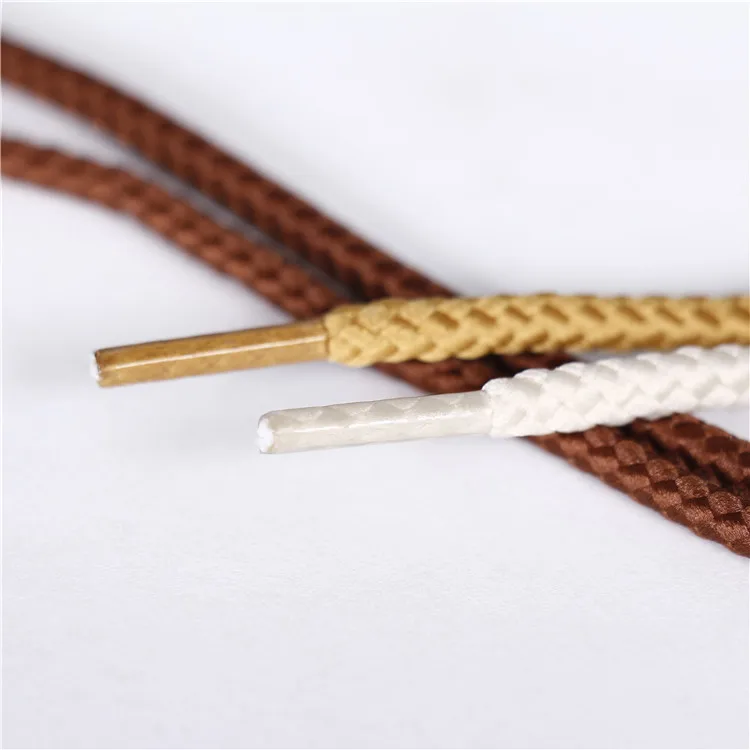 New Arrival 1 Pair Round Shoe Lace for Martin Shoes Sneakers Shoelaces Solid Boots Shoelace Weaving Wear-resistant Shoestring