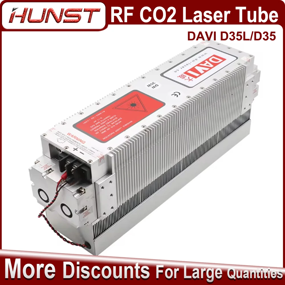 Hunst 40W 60W Radio Frequency Laser DAVI Co2 10600nm Laser Source D35 D60 10.6um for Co2 Laser Marking & Engraving Machine