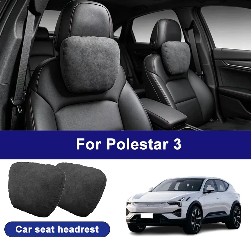 

For Polestar 3 car headrests, soft universal adjustable car seat pillows, car neck pillow cushions, Car accessories