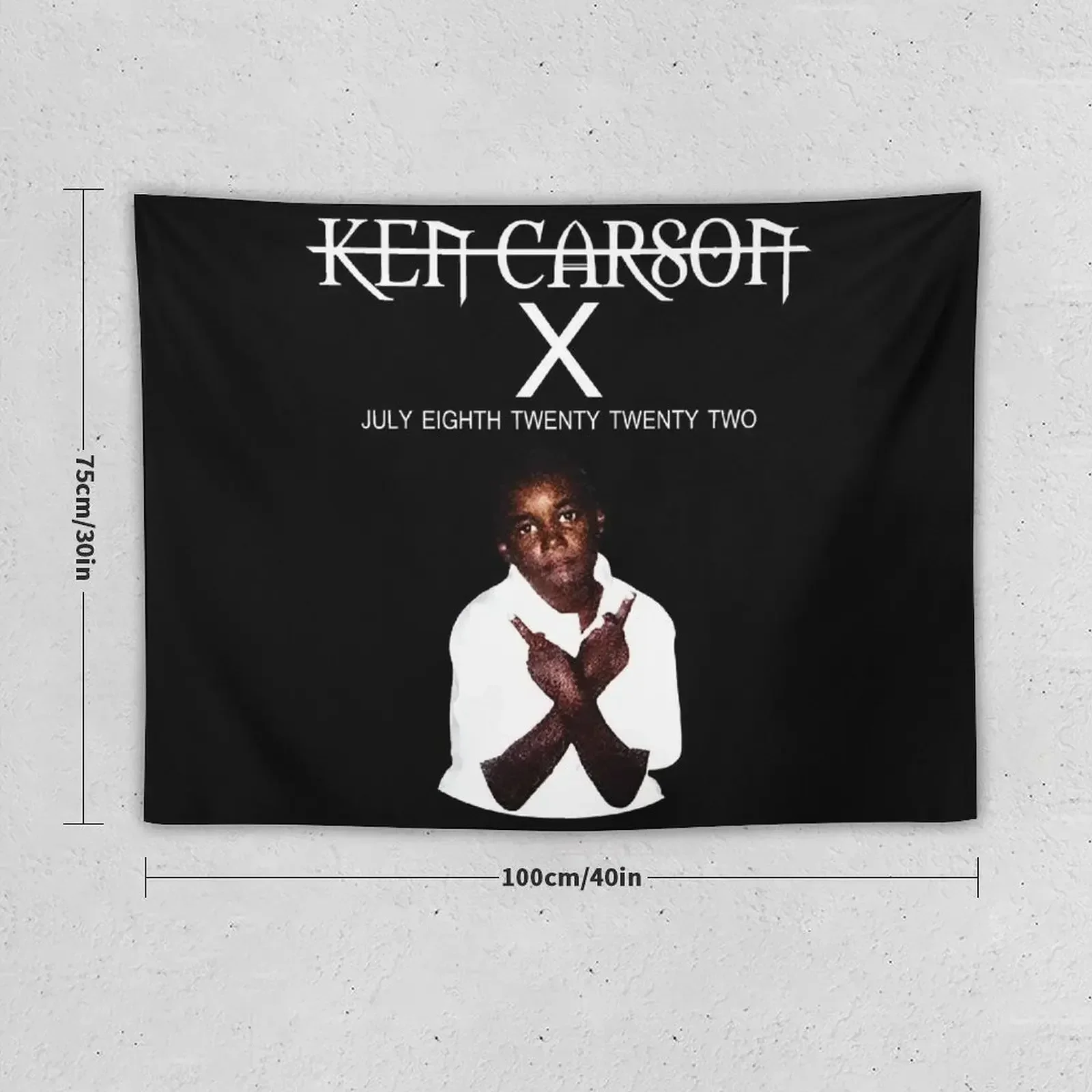 Ken Carson Merch X Ken Carson Tapestry Aesthetic Home Decor Tapete For The Wall Bedrooms Decorations Tapestry