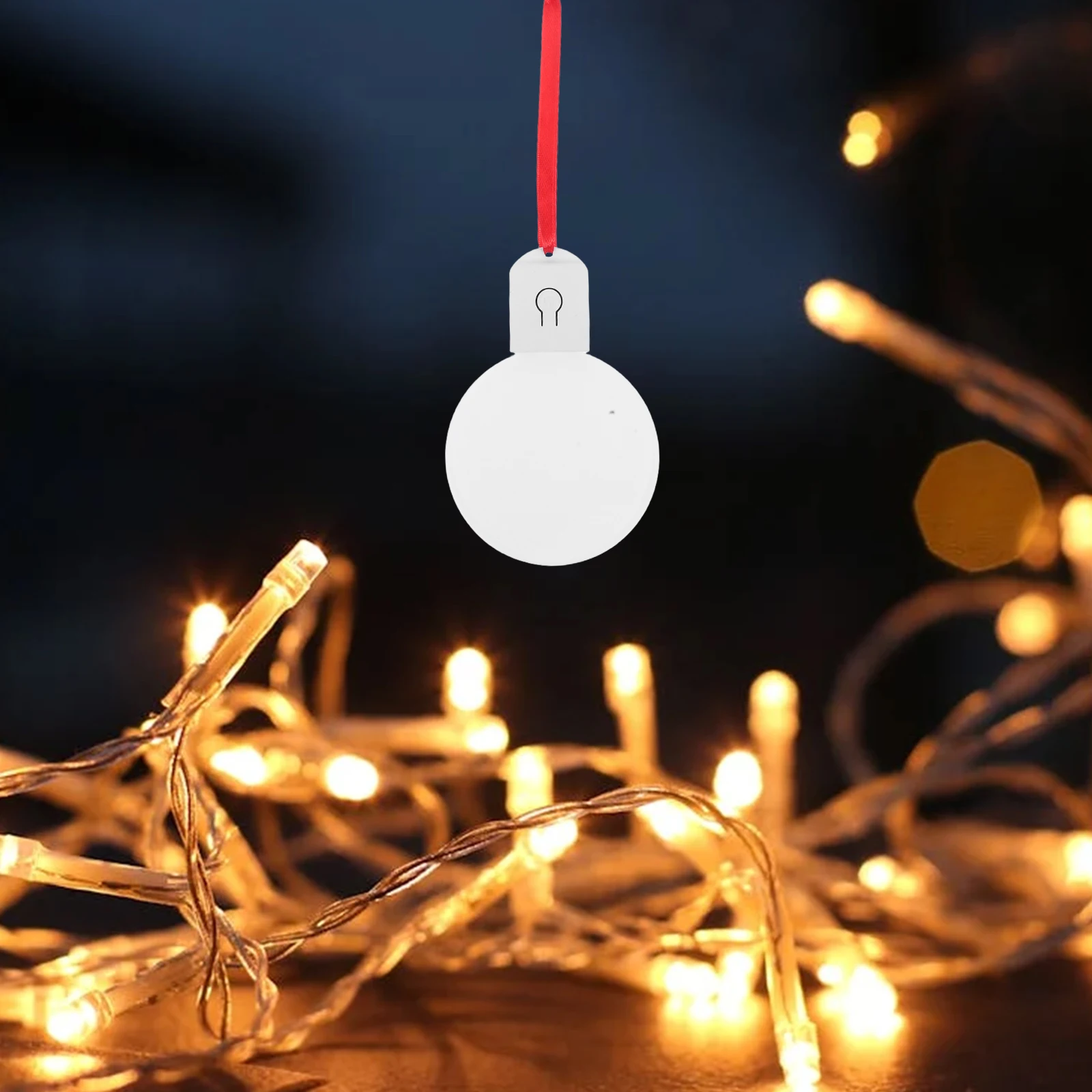 

Thermal Transfer Night Light Acrylic Ornament Blanks Sublimation Lamp LED Base Lightweight DIY Christmas Decoration Holiday