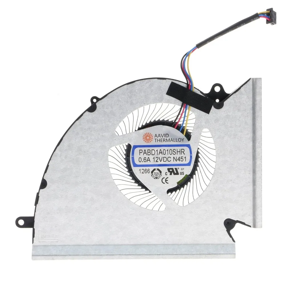 Wymienny wentylator chłodzący CPU / GPU do MSI GP76 GE76 WE76 MS-17K2 MS-17K3 PABD1A010SHR-N452 PABD1A010SHR-N451