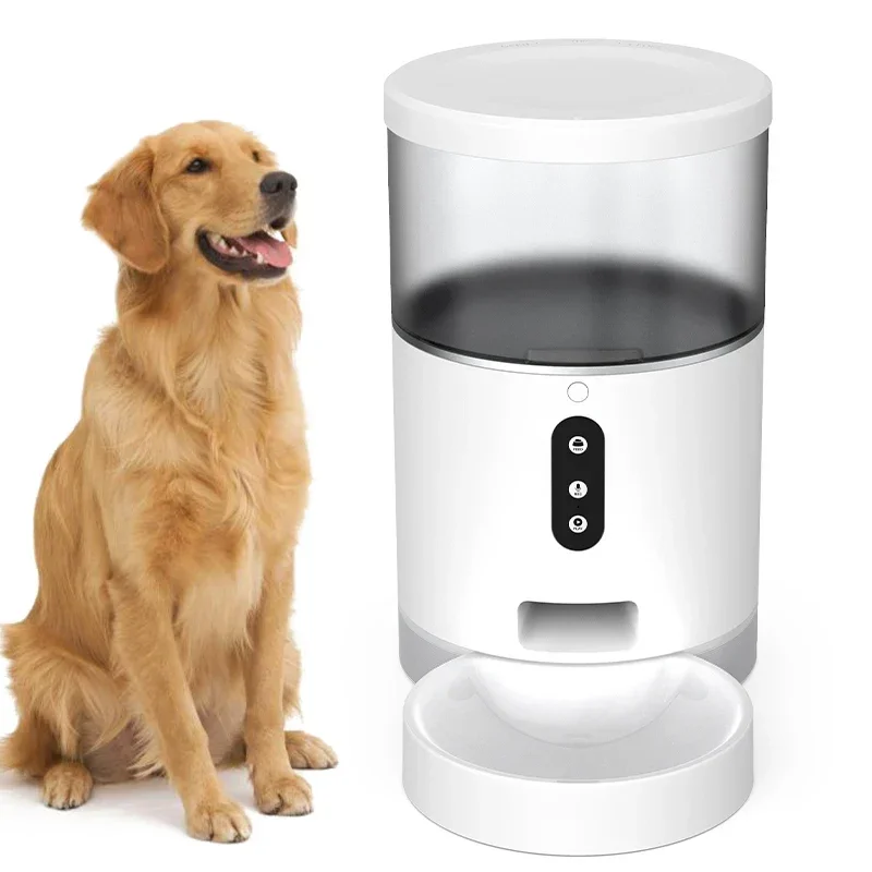 

Pet Feeder Smart 4L Automatic Pet Feeder with HD 1080P Camera Smart Pet Feeder wifi