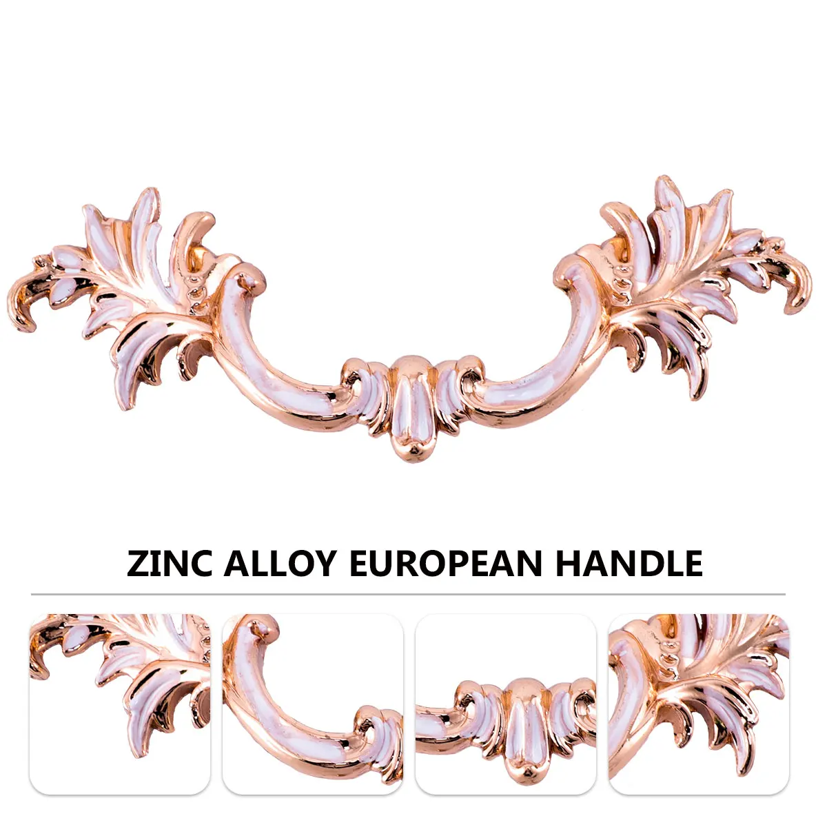 

European Style Cabinet H les Drawer Zinc Alloy Door Home Elegant Retro Wardrobe Furniture Hardware Non Rust Durable Kitchen
