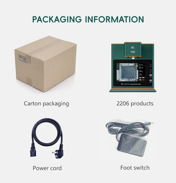 

TBK 2206 Intelligent Laser Desoldering Machine for Mobile Phone Repair Tool Motherboard IC Fault Detection Ca mera Tester