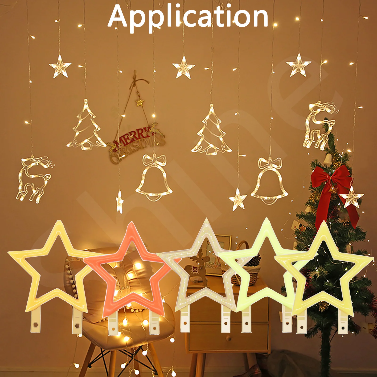 Imagem -06 - Led Filament Star Shape Candle Diode Edison 3v Cob Natal Birthday Party Decoração Light Faça Você Mesmo Bulb Acessórios Pcs