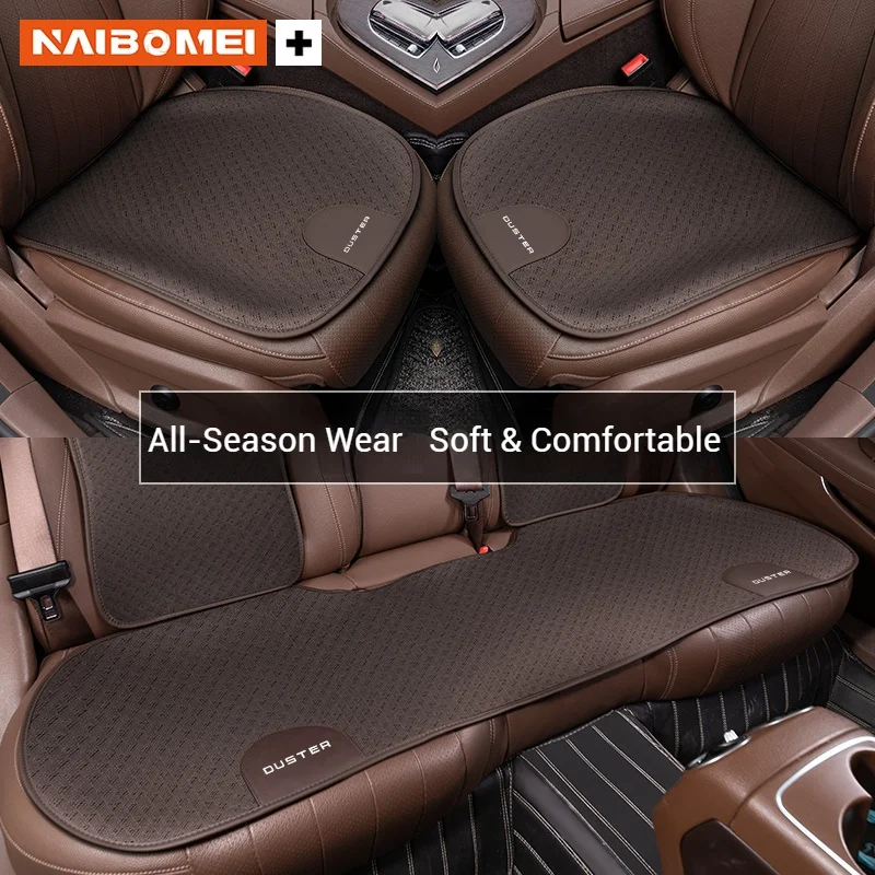 Car Seat Cushion Ice Silk Breathable Car Front Rear Seat Protection Pad Seat Cover Four Seasons Universal For Renault Duster