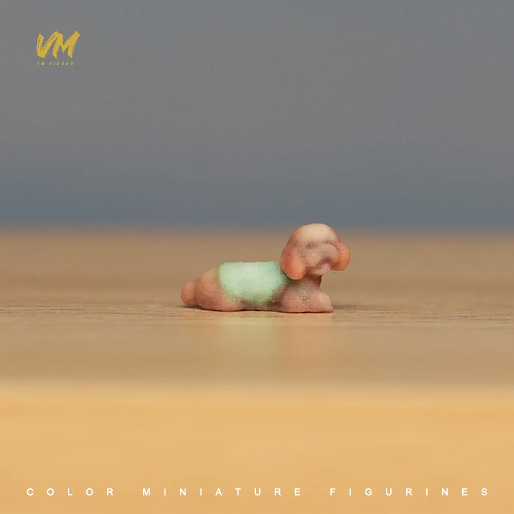 Realistyczne figurki psów w skali 1/64 1/43 1/24 1/18, zwierzęta domowe, pozycje: kucanie, leżanie, druk 3D, model figurki, rekwizyt, kreatywne dekoracje, rękodzieło.