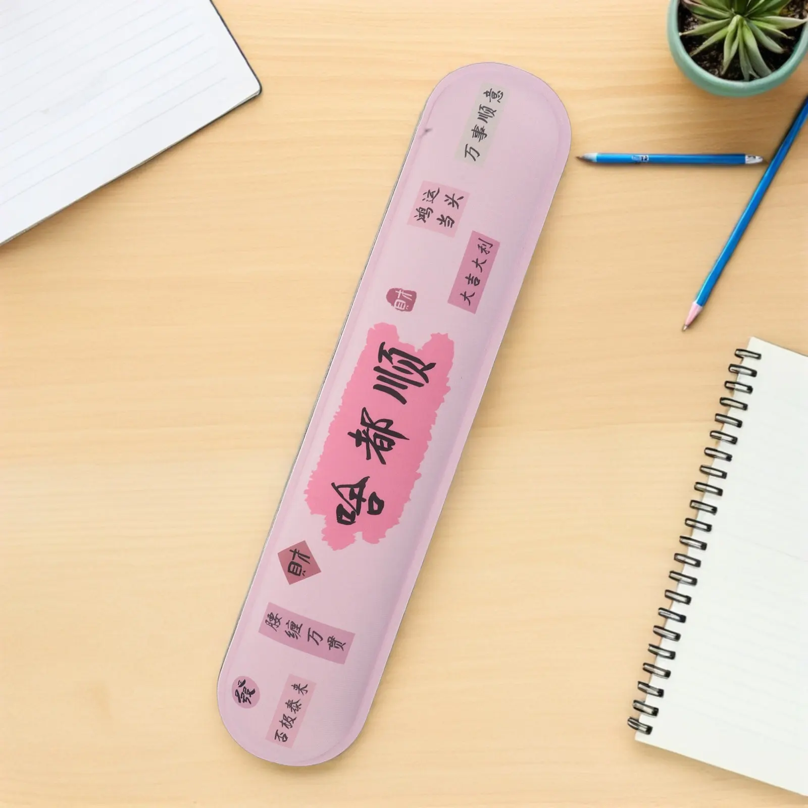 Keyboard Wrist Rest Non-Skid Ergonomic Hand Support 17.25x3.62x0.79 Office Typing Wrist Cushion Gaming Computer Accessory