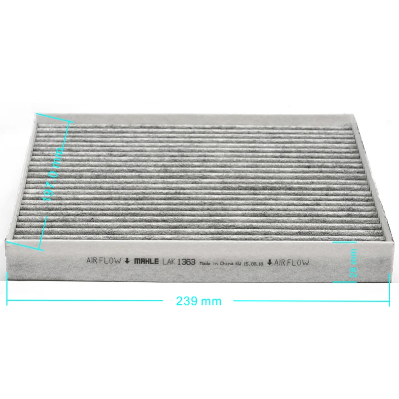 MAHLE LAK1363 Cabin Filter For HYUNDAI CRETA 16-21 ELANTRA 4 5 6 HYUNDAI i20 i30 KIA CEED 12-18 CARENS 4 CERATO 3 4 XCEED 2019-