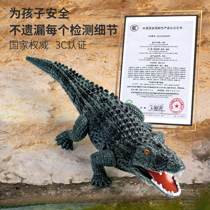 ضوء العين التحكم عن بعد محاكاة التمساح الكهربائي المزحة لعبة جديدة وفريدة من نوعها ، لعبة مضحكة للأطفال في الهالوين ، XT251