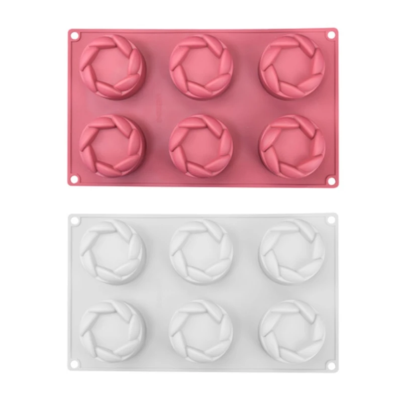 

6-Flower Cake Mold Sugar Craft Silicone Mold Cake Decorating Tools Bakeware