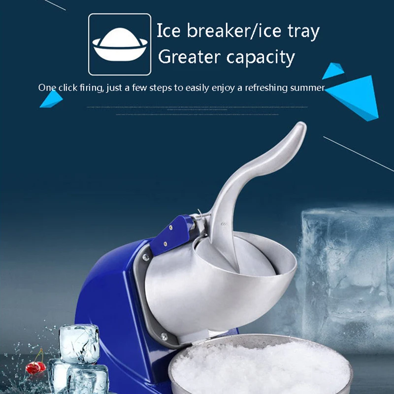 ماكينة كسارة الثلج الكهربائية عالية الأداء ماكينة حلاقة الثلج الأوتوماتيكية التجارية