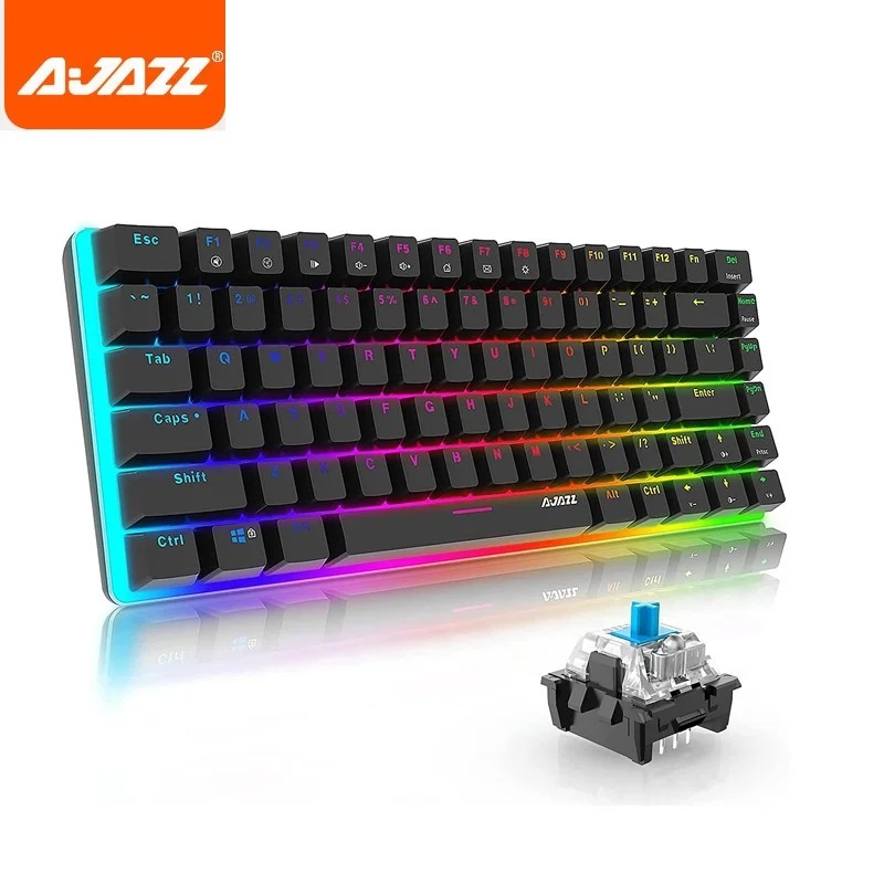 

Original And Authentic Black Jue Ak33 Wired Esports Game Mechanical Ergonomic Keyboard Computer Laptop Mechanical Keyboard