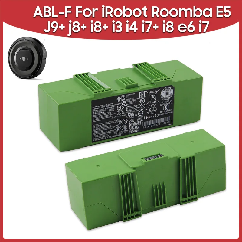 

New Replacement Battery ABL-F For iRobot Roomba E5 J9+ j8+ i8+ i3 i4 i7+ i7 i8 e5 e6 e6198 7550 +i8550 Sweeper Batteries 4460mAh