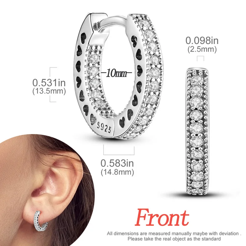 Disney-pendientes de plata de ley 925 auténtica para mujer, aretes de estrella de Mickey Mouse para boda y compromiso, regalo de cumpleaños para