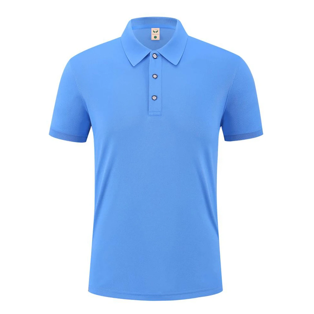 High Quality Business Polo Shirt Men Summer Casual Collar T-shirt Short Sleeve Formal T Shirt For Men Playeras Polos Pour Hommes