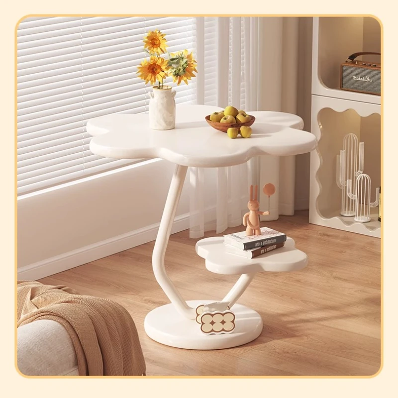 

Movable sofa side table, living room small coffee table Internet celebrity household small table