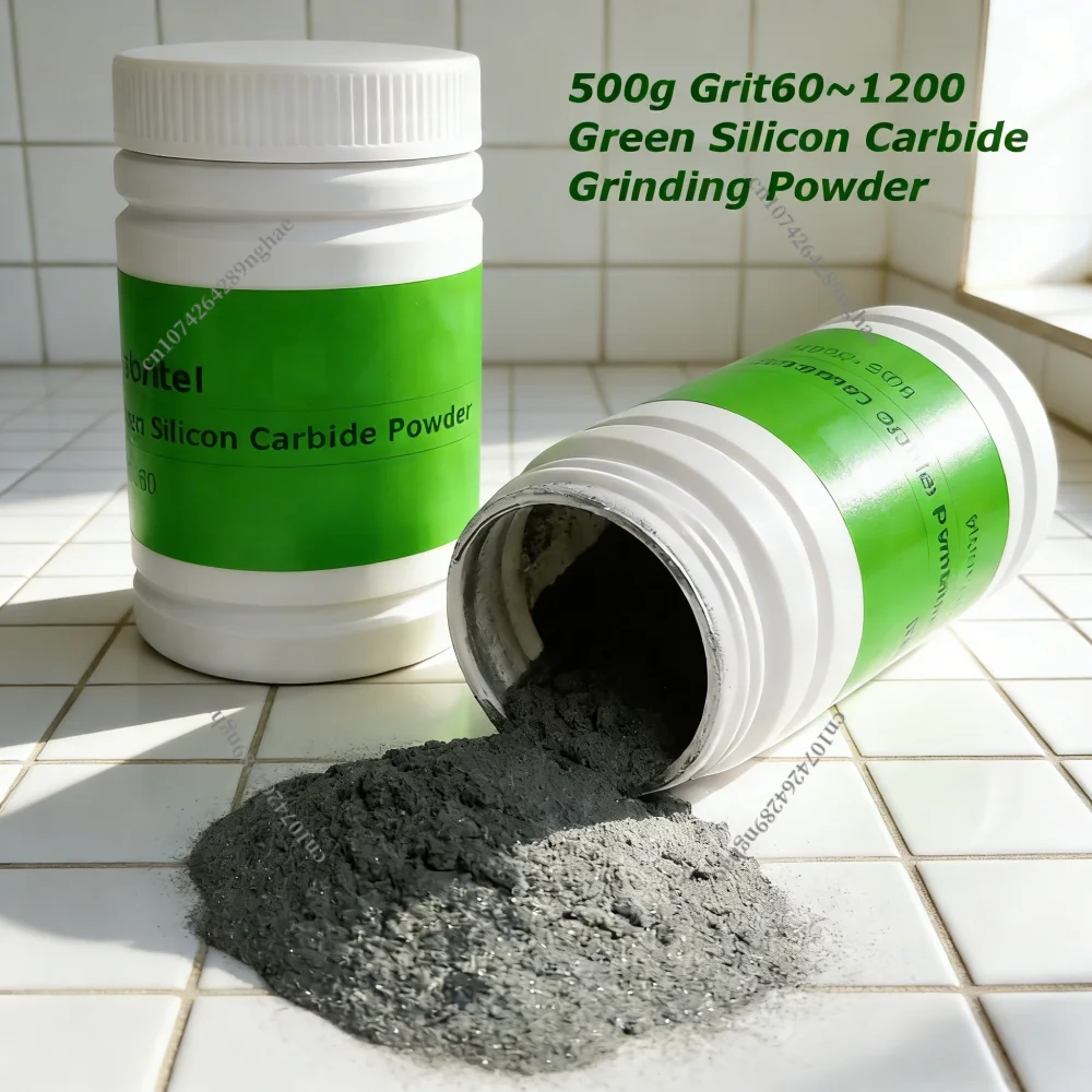 po-abrasivo-de-carbeto-de-silicio-verde-de-alta-dureza-100g-grao-60~1200-–-polimento-de-jade-e-Agata-para-maquina-de-polimento-por-vibracao
