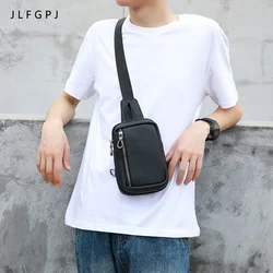 New Leather Men's Single Shoulder Bag Head Layer Cowhide Multifunctional Mini All-purpose Casual Cross-body Bag