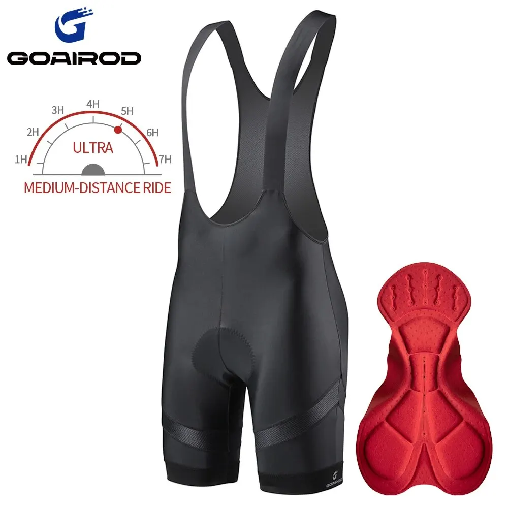 GOAIROD Bicycle Bib Shorts Cycling Man Bretelle Overalls Men MTB Chamois Braces Bike Tights Male Ciclismo Bike Clothing