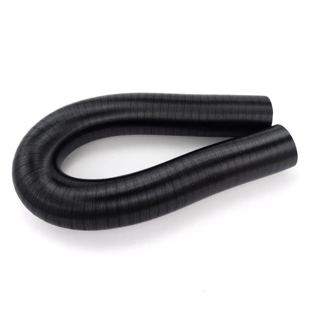 75mm Inner Diameter 100-200cm Length Air Diesel Heater Duct Pipe Ducting Tube Hose Black Parking Heater For Car Truck Camper