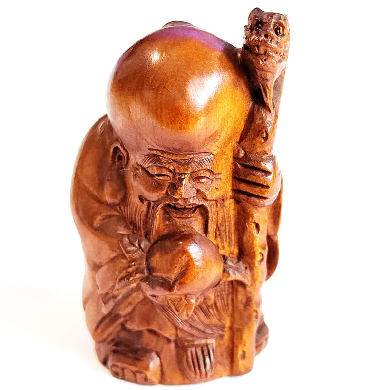 

Y8718 - 2 "Статуэтка Netsuke из бокса ручной резки: Бог долголетия