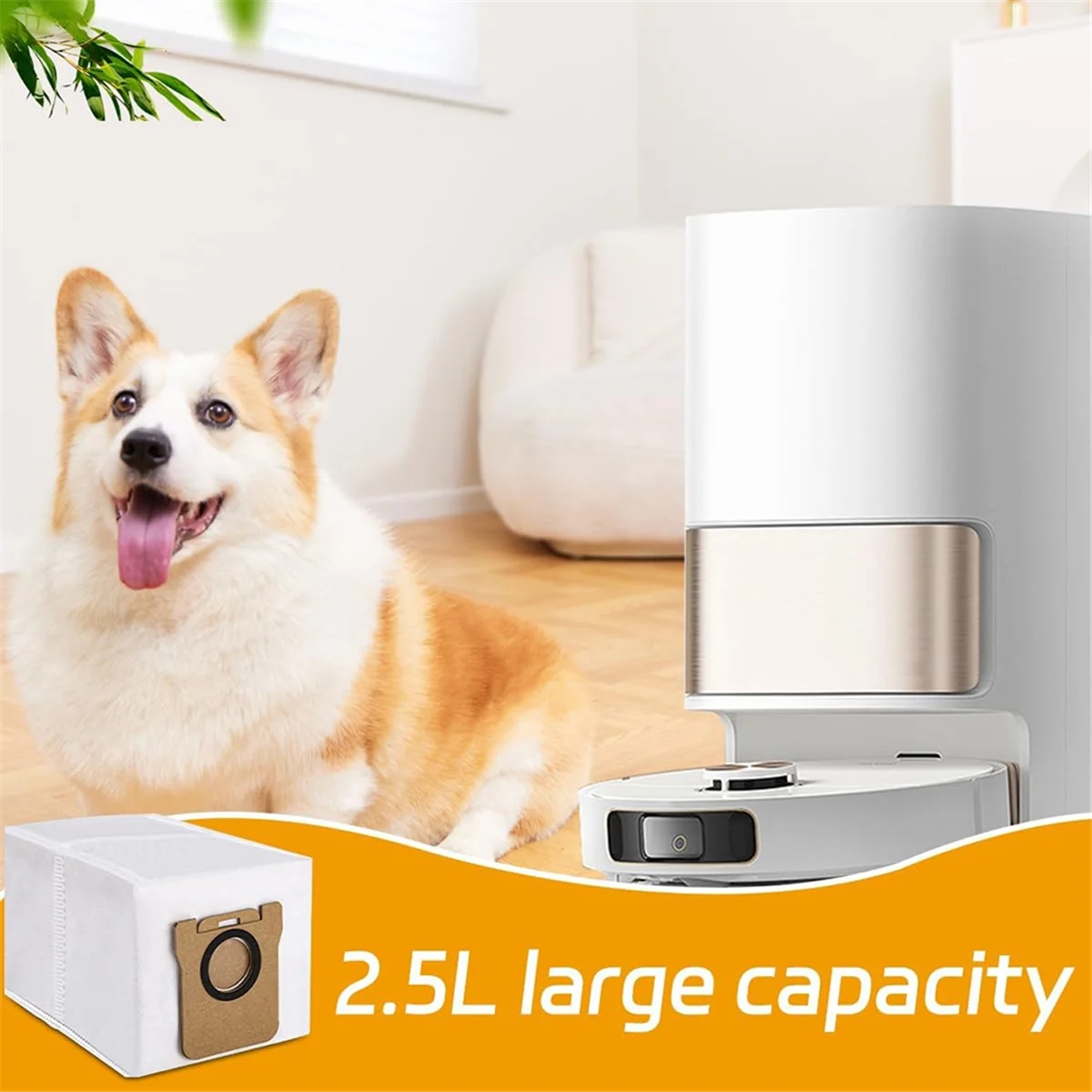 L10s Ultra/ S10 로봇 진공 청소기 기본 스테이션, 진공 청소기 가방용 FZFZ 12 진공 청소기 가방