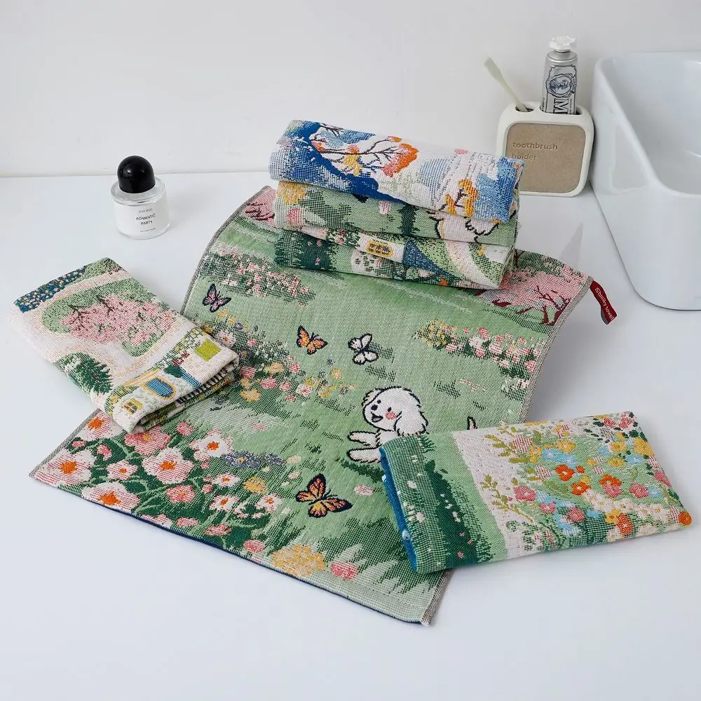 34x40cm Pure Cotton Face Towels 4 Layer Cotton Gauze Soft Large Hand Towel Decorative Absorbent Kitchen Towel Home Restaurant