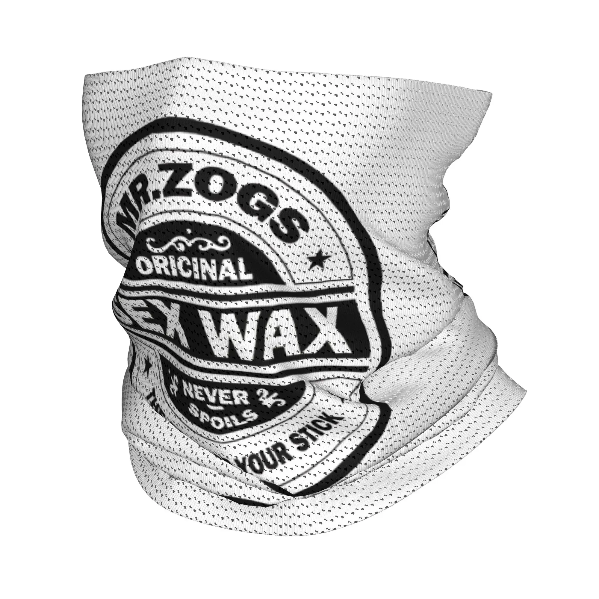 Custom Mr Zogs Sex Wax Neck Gaiter Men Women UV Protection Winter  Bandana Scarf for Ski