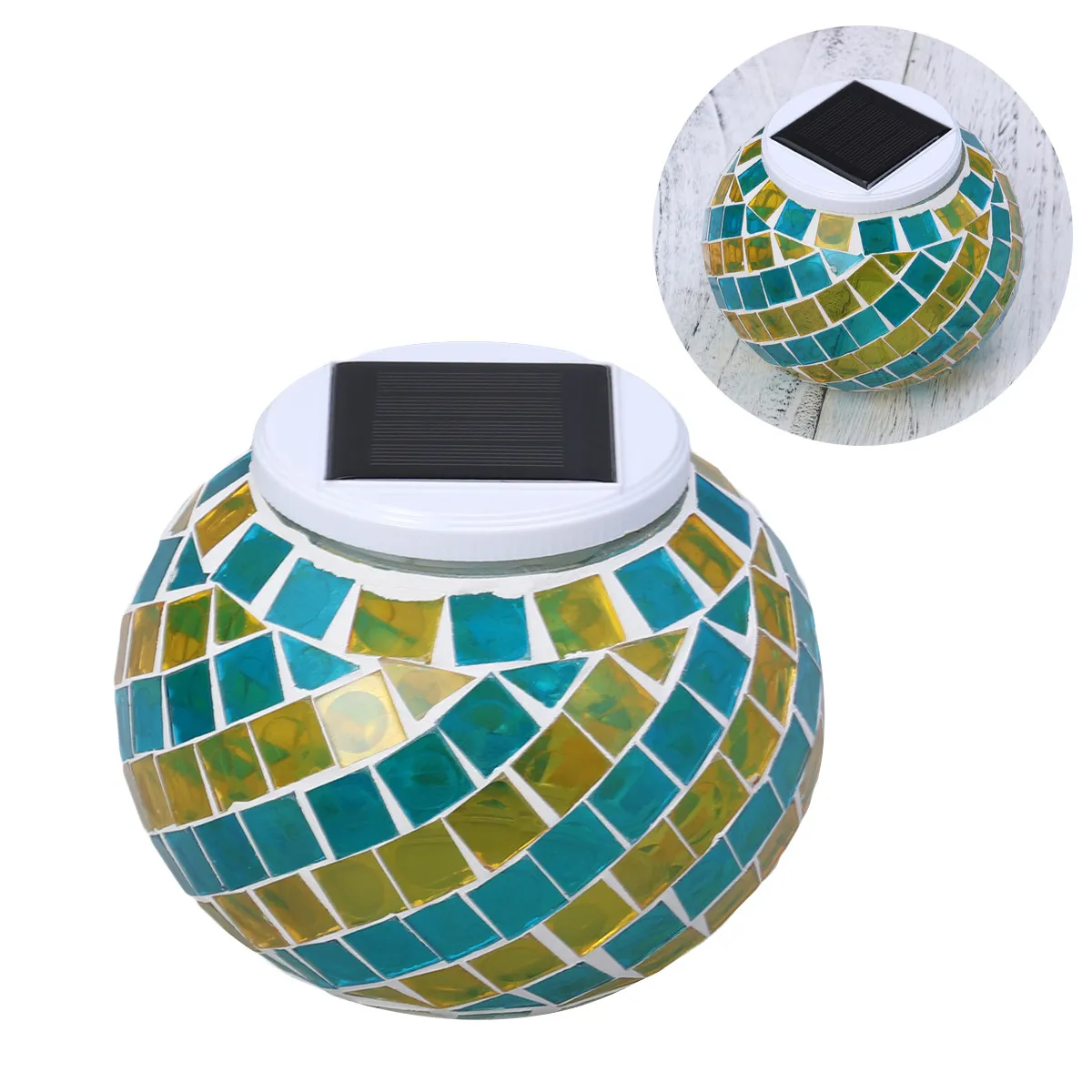 Solar Garden Spot Lights Outdoor Sphere Ornament Ground Lamps Creative Yard Patio Pathway Decoration