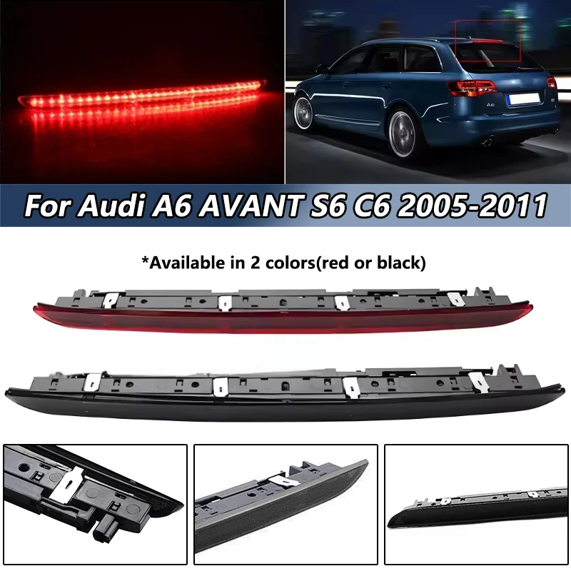 

4F9945097 Автомобильный светодиодный третий стоп-сигнал для Audi A6 AVANT S6 C6 2005-2011, задний задний фонарь с высоким креплением, стоп-сигнал, 3-й стоп-сигнал
